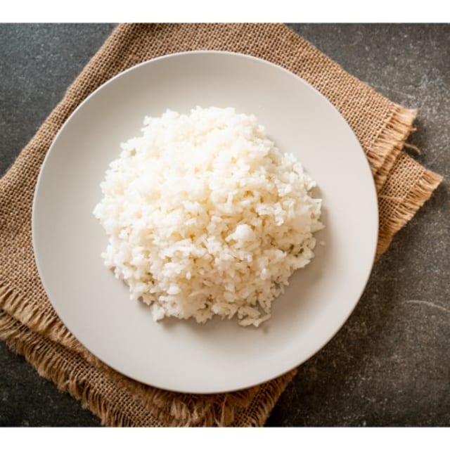 Plain Steamed Rice.