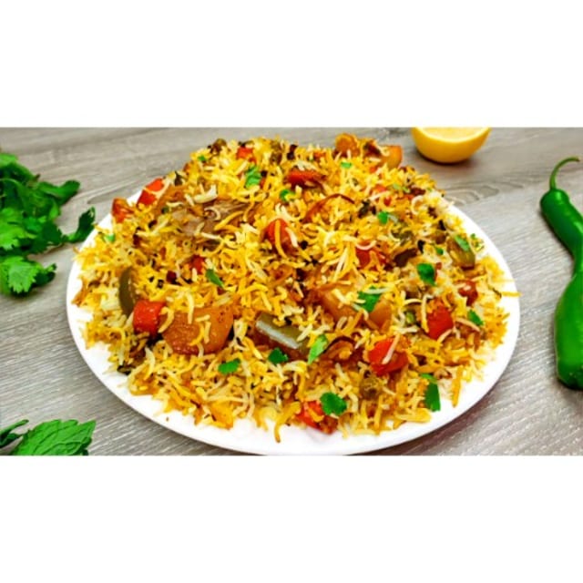 Vegetable Biryani.