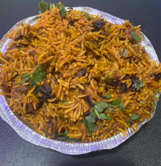 Goat Biryani.